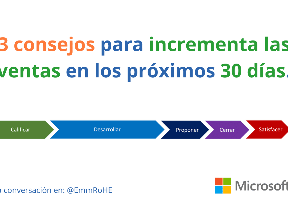 3 consejos para incrementa las ventas en los próximos 30 días.